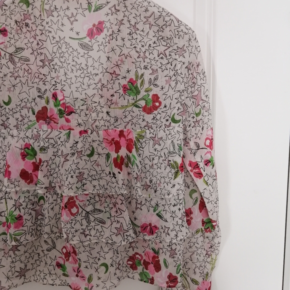 🌲 Pre-Boxing Week! Zara Ruffled Sheer Blouse - Picture 7 of 8